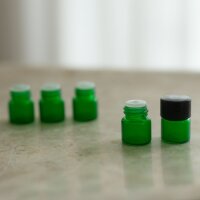 Probeflasche Matt | Grün | 1 ml
