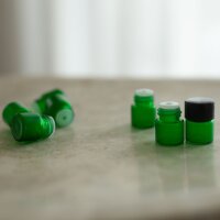 Probeflasche Matt | Grün | 1 ml