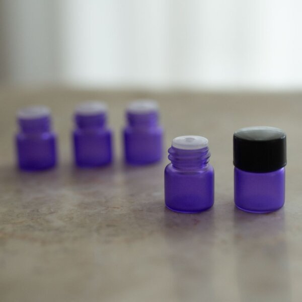 Probeflasche Matt | Lila | 1 ml