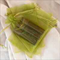 Organzasäckchen | Grün | 10 x 15 cm - 10...