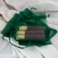 Organzasäckchen | Dunkelgrün | 10 x 15 cm - 10...