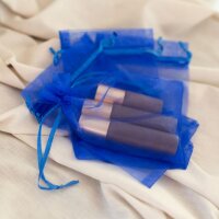 Organzasäckchen | Saphir | 10 x 15 cm - 10 Stück