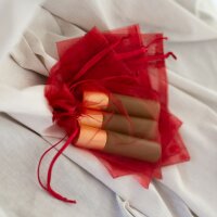 Organzasäckchen | Dunkelrot | 10 x 15 cm - 10...