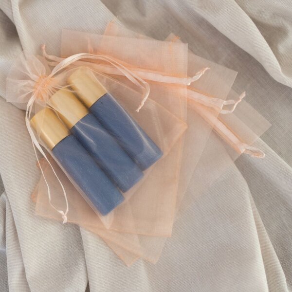 Organzasäckchen | Hellapricot | 10 x 15 cm - 10 Stück