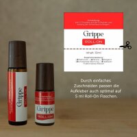 Roll-On Aufkleber | Grippe