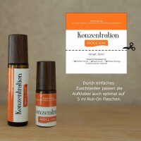 Roll-On Aufkleber | Konzentration